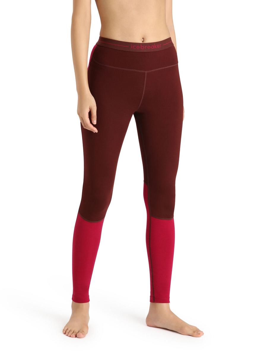 Icebreaker Merino 260 ZoneKnit™ Női Leggings Rózsaszín | HU 1546RVDW